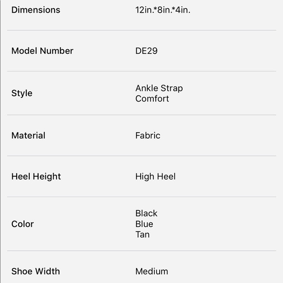 BESTON Ankle Strap Black High Heel Dress Sandal 7 - Picture 6 of 6